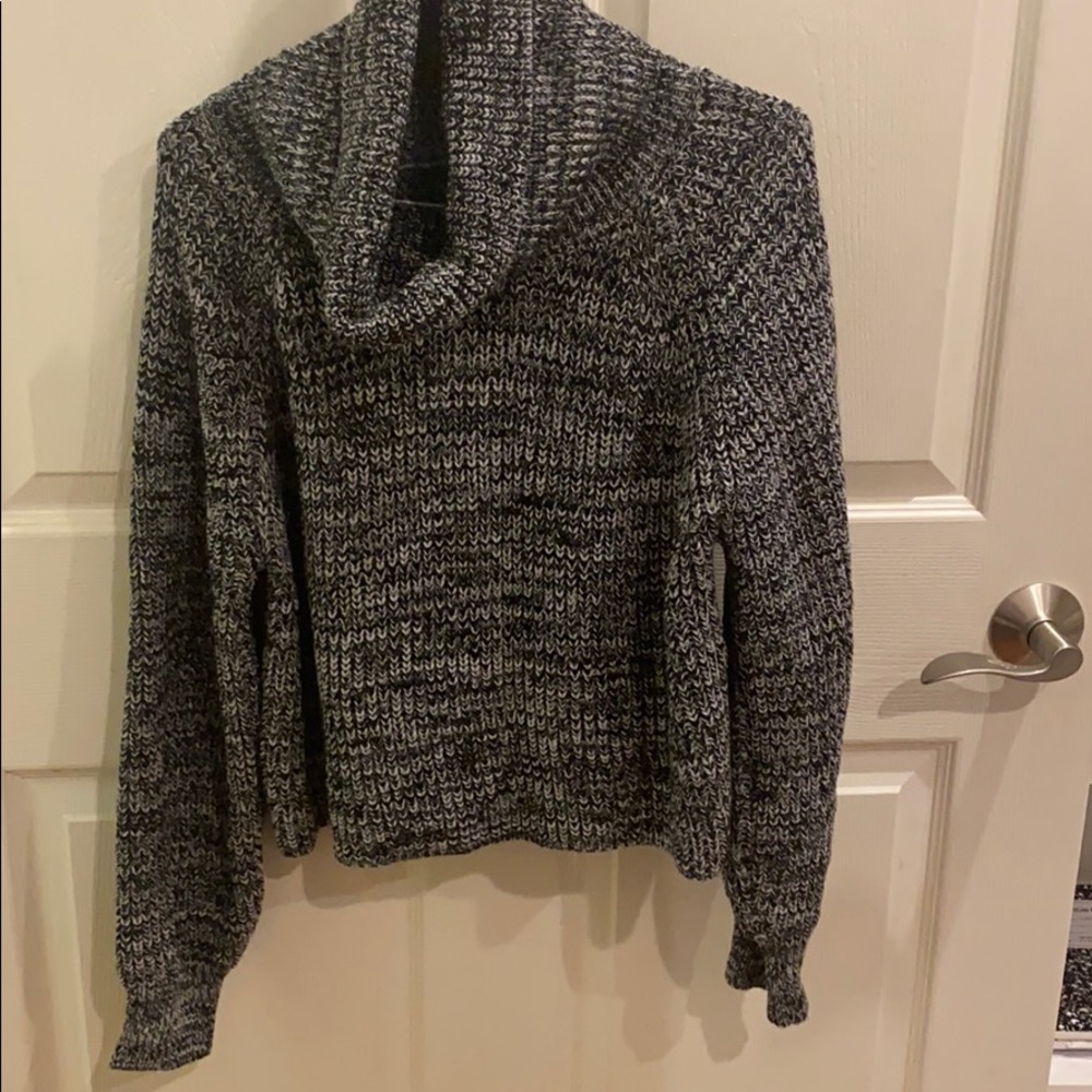 Black and white Turtleneck